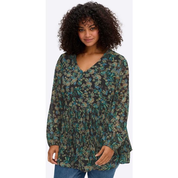 sheego by Joe Browns Klassische Bluse Tunika Langarm