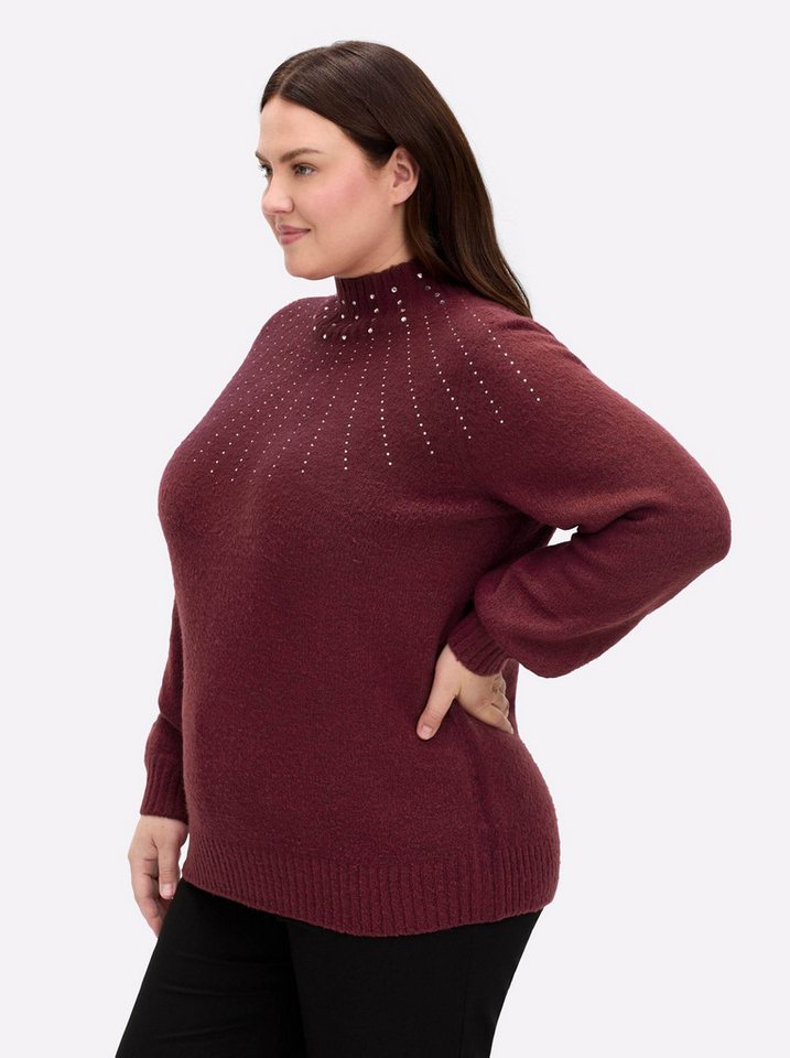sheego by Joe Browns Strickpullover Pullover Langarm – Bild 3 von 5