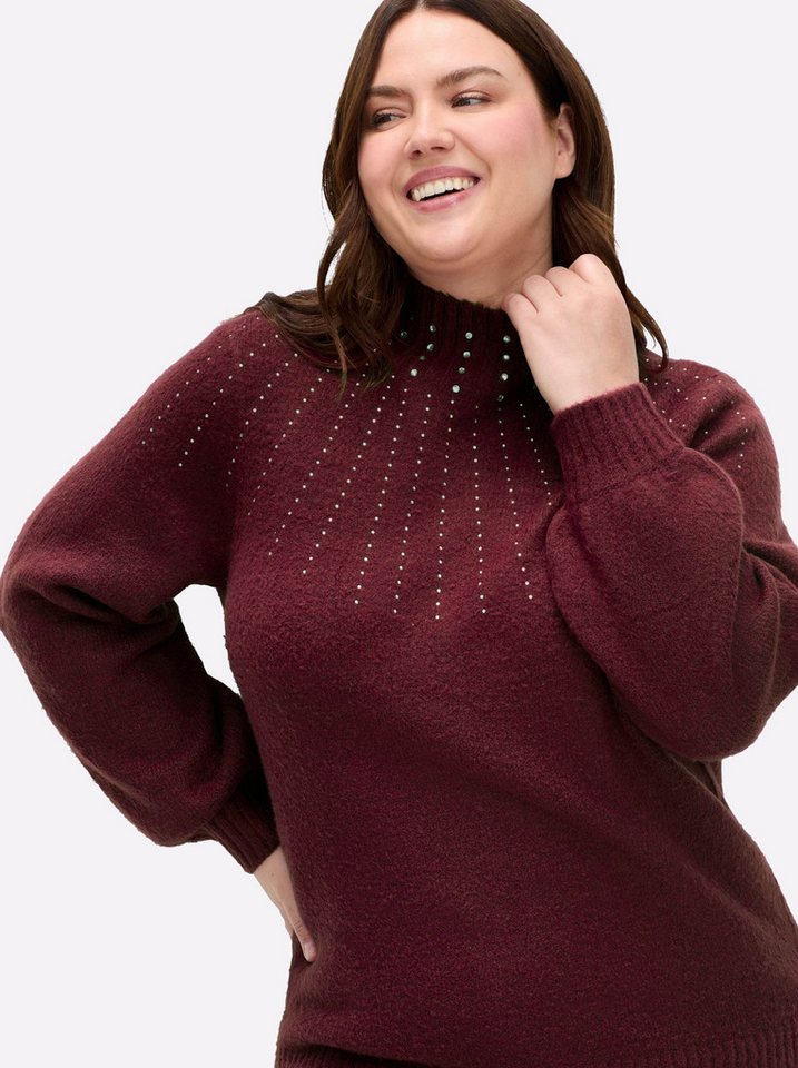 sheego by Joe Browns Strickpullover Pullover Langarm – Bild 4 von 5