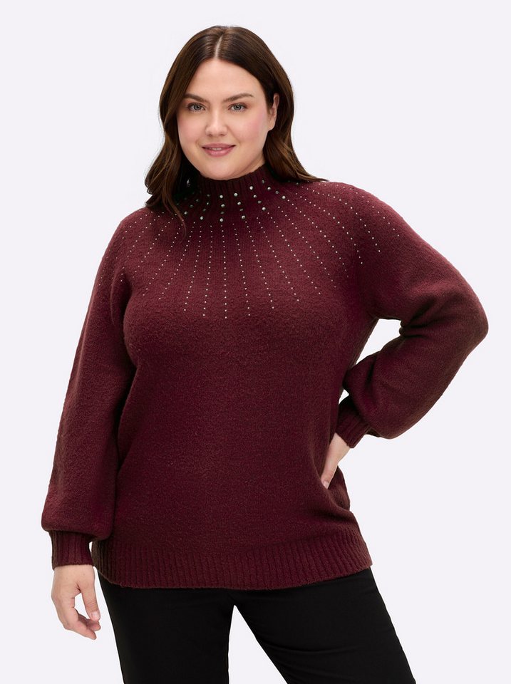 sheego by Joe Browns Strickpullover Pullover Langarm – Bild 5 von 5