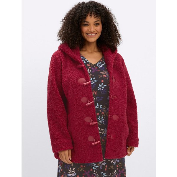 sheego by Joe Browns Winterjacke Teddy-Jacke Langarm