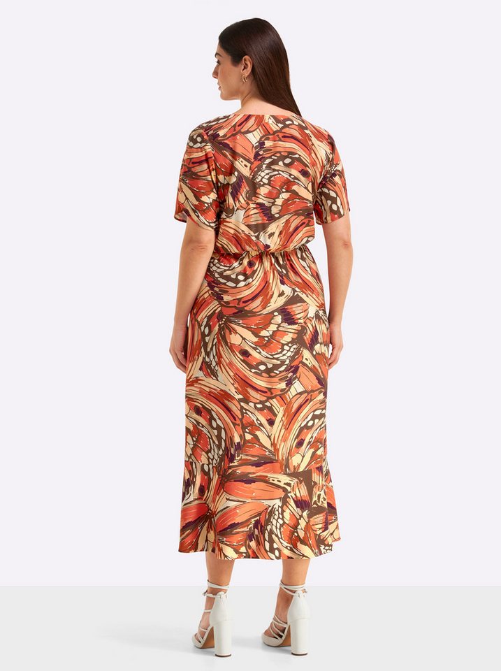 Sheego Etuikleid Kleid Kurzarm – Bild 2 von 5