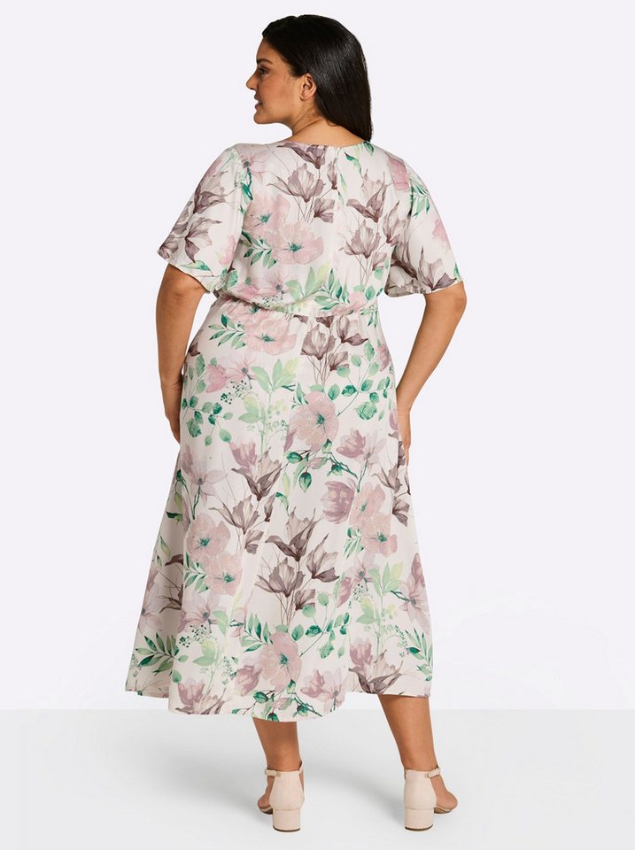 Sheego Etuikleid Kleid Kurzarm – Bild 2 von 5