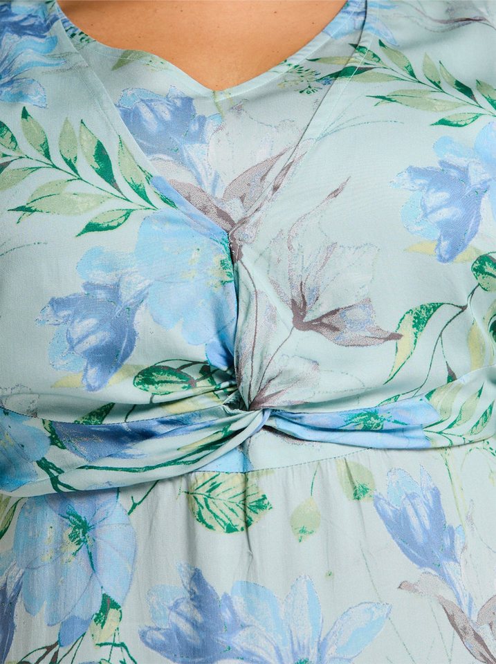 Sheego Etuikleid Kleid Kurzarm – Bild 4 von 5
