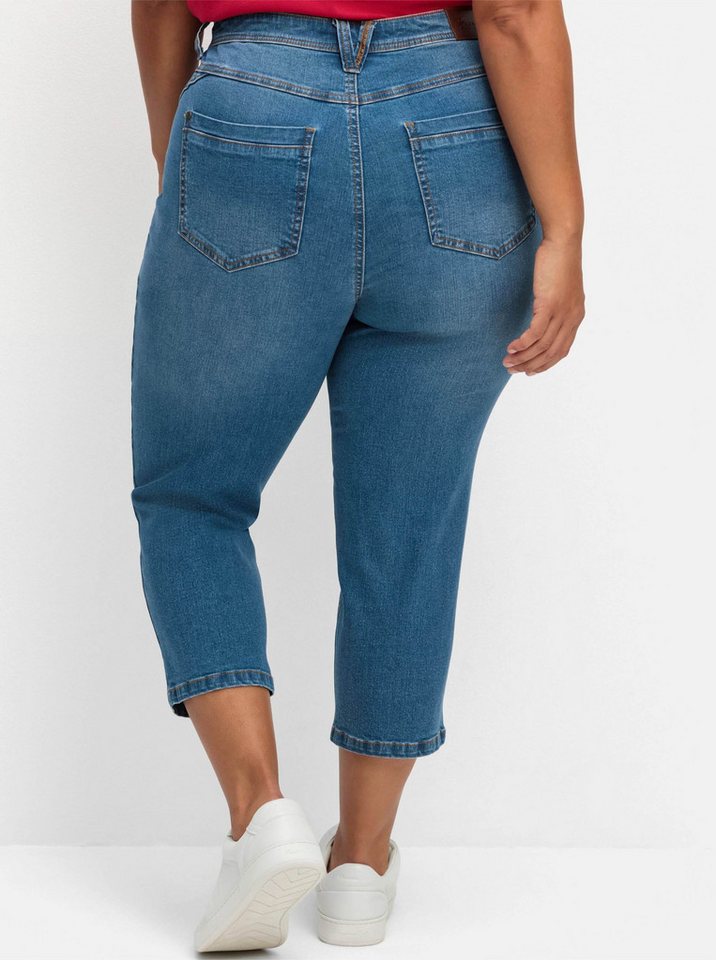 Sheego Jeansshorts 7/8-Jeans normal – Bild 2 von 5