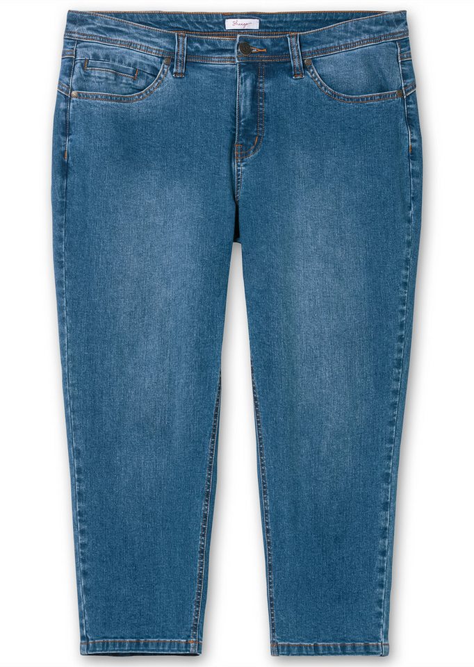 Sheego Jeansshorts 7/8-Jeans normal – Bild 5 von 5