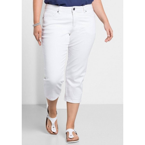 Sheego Jeansshorts Caprijeans