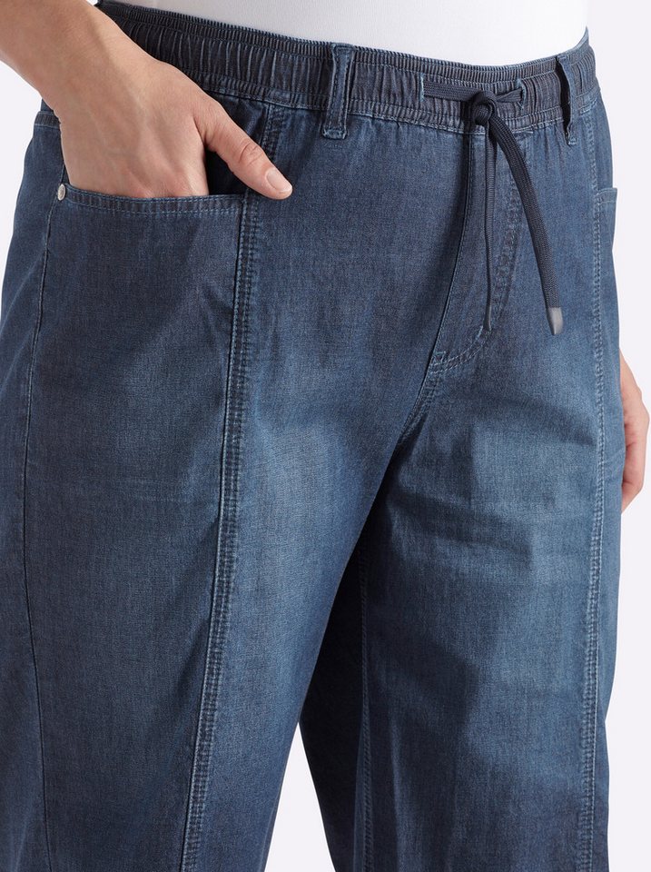Sheego Jeansshorts Jeans-Bermudas normal – Bild 4 von 5