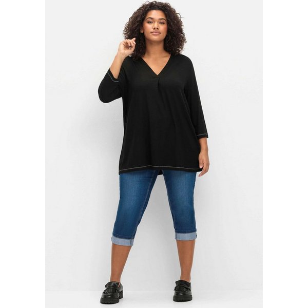 Sheego Jeansshorts Stretch-Jeans