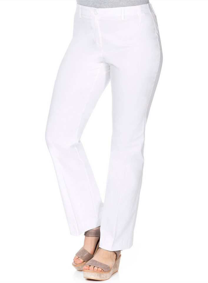 Sheego Jerseyhose Stretch-Hose »Die Bootcut« mit schmalem Bund – Bild 5 von 5