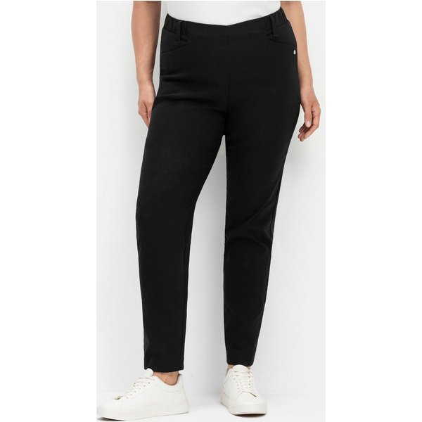 Sheego Jerseyhose Stretch-Hose mit Shaping-Einsatz im Bauchbereich