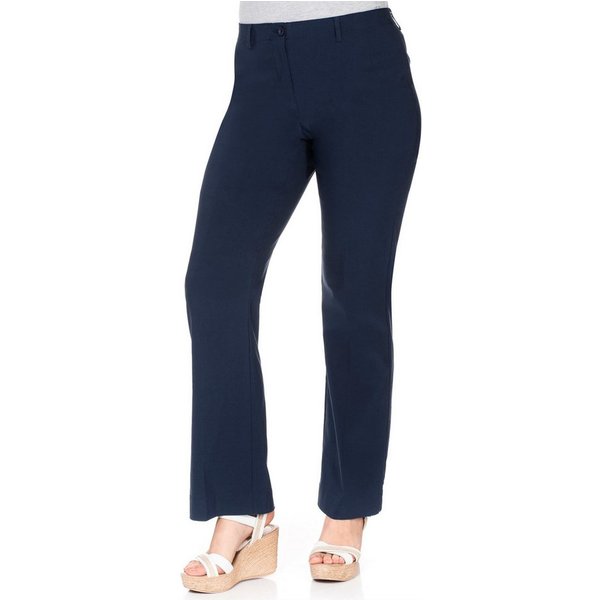 Sheego Jerseyhose Stretch-Hose normal mit schmalem Bund