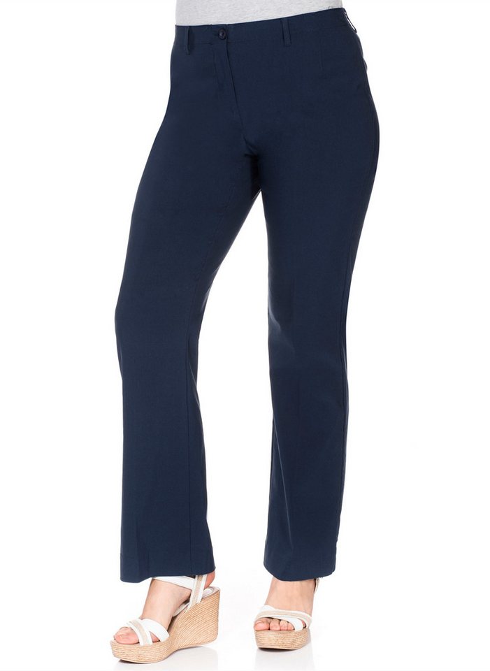 Sheego Jerseyhose Stretch-Hose normal mit schmalem Bund – Bild 5 von 5