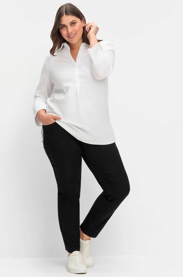 Sheego Jerseyhose Stretch-Hose schmal, im Curvy-Schnitt VERENA – Bild 3 von 5