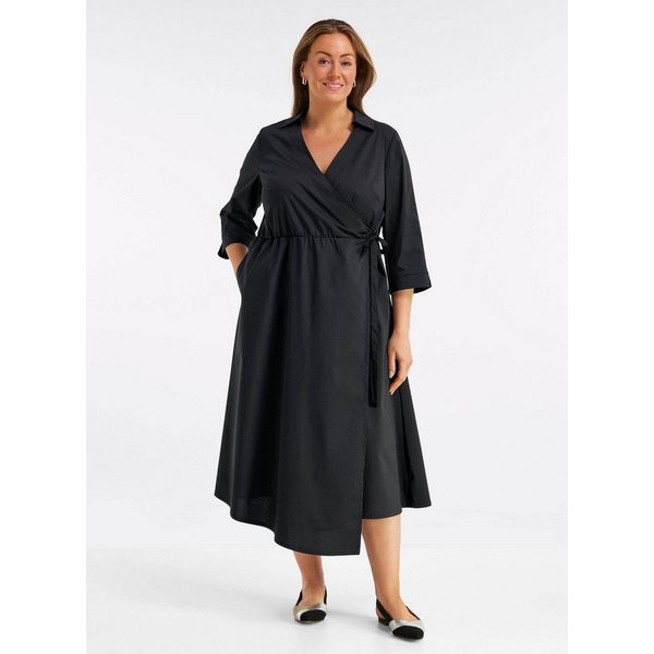 Sheego Jerseykleid Kleid 3/4-Arm