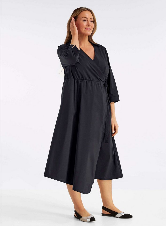 Sheego Jerseykleid Kleid 3/4-Arm – Bild 3 von 5
