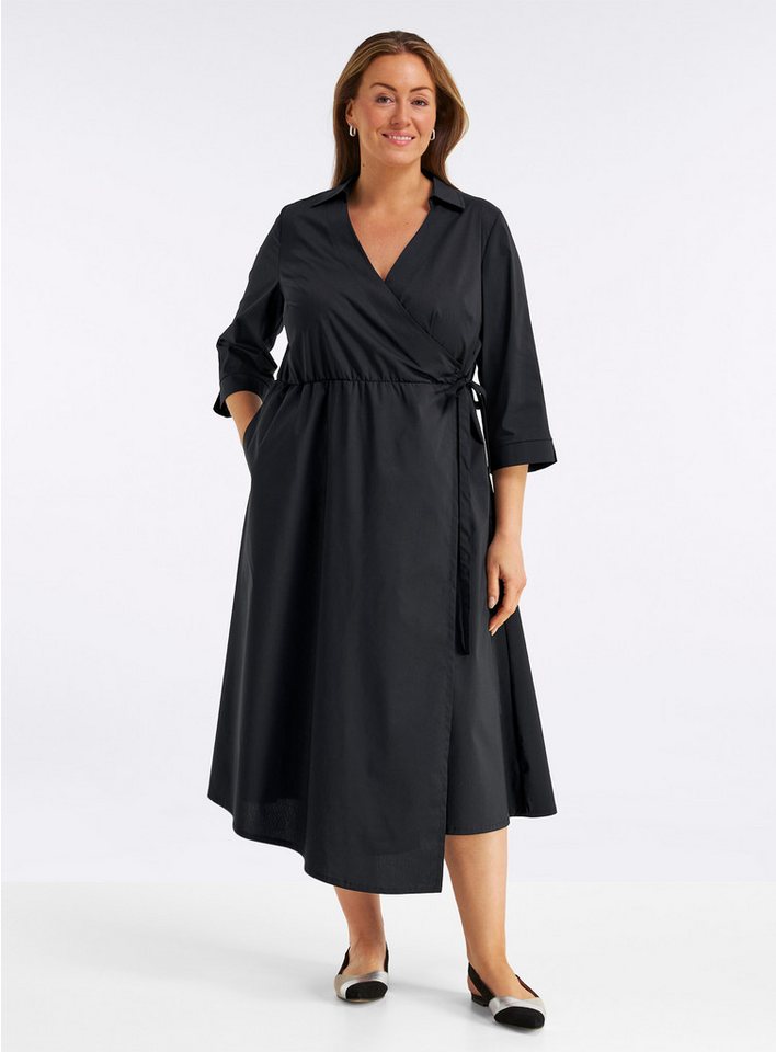 Sheego Jerseykleid Kleid 3/4-Arm – Bild 5 von 5