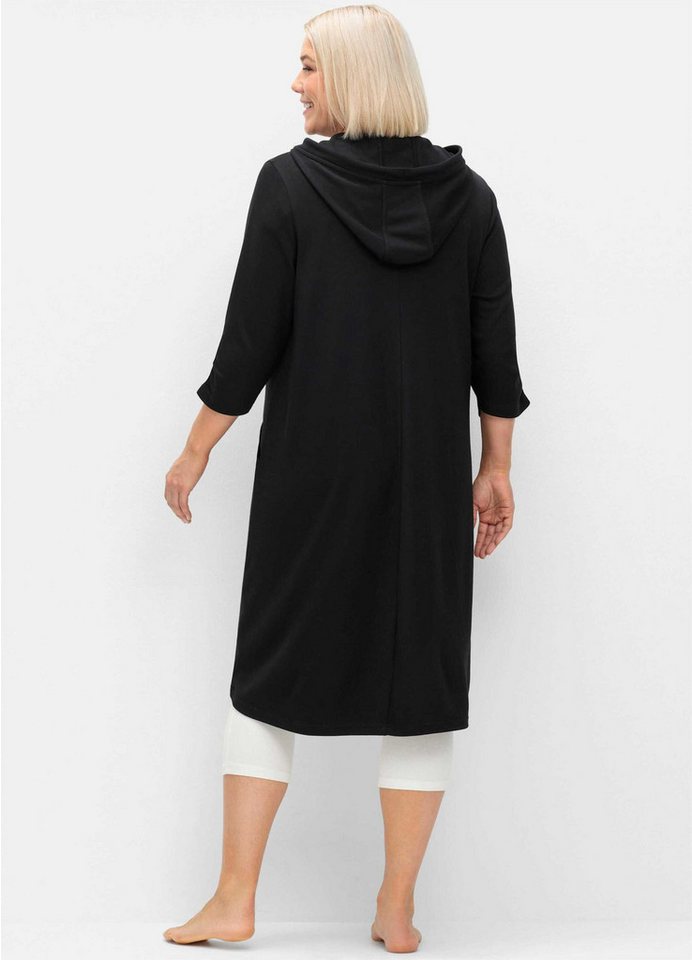 Sheego Jerseykleid Shirtkleid Langarm – Bild 2 von 5