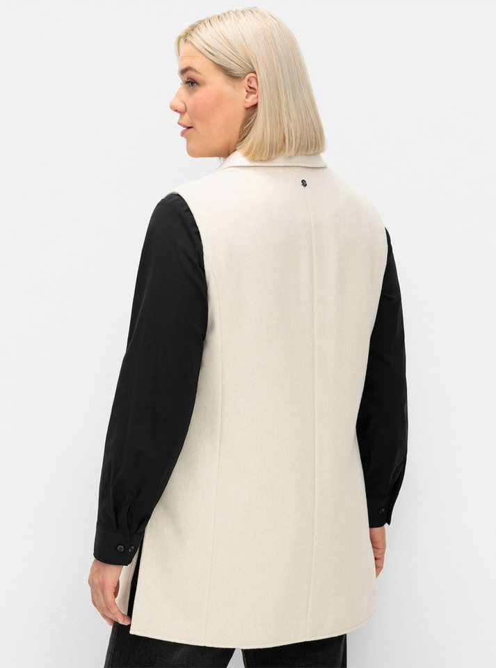 Sheego Jerseyweste Longweste – Bild 5 von 5