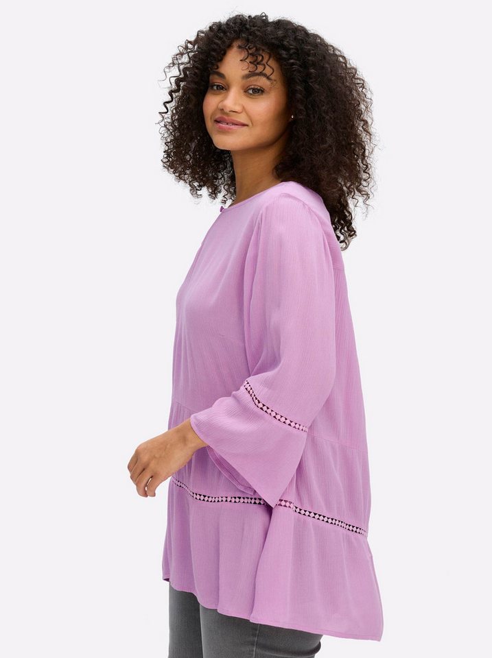 Sheego Klassische Bluse 3/4-Arm-Bluse 3/4-Arm – Bild 3 von 5