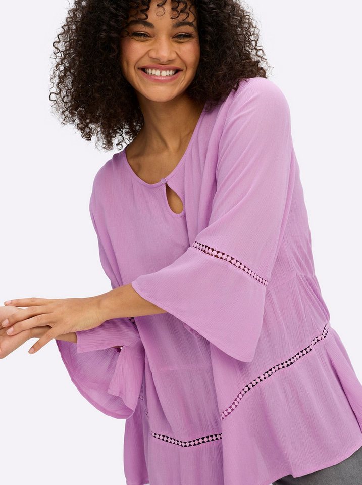Sheego Klassische Bluse 3/4-Arm-Bluse 3/4-Arm – Bild 4 von 5