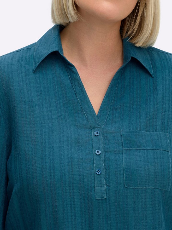 Sheego Klassische Bluse 3/4-Arm-Bluse 3/4-Arm – Bild 4 von 5