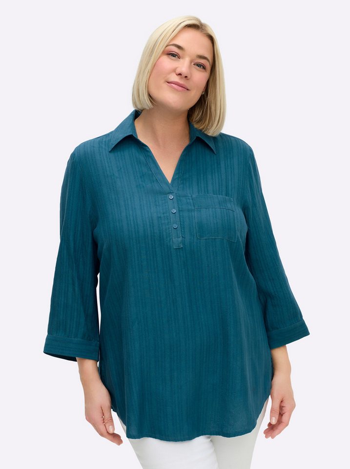 Sheego Klassische Bluse 3/4-Arm-Bluse 3/4-Arm – Bild 5 von 5
