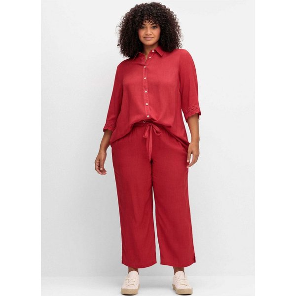 Sheego Klassische Bluse Hemdbluse 3/4-Arm