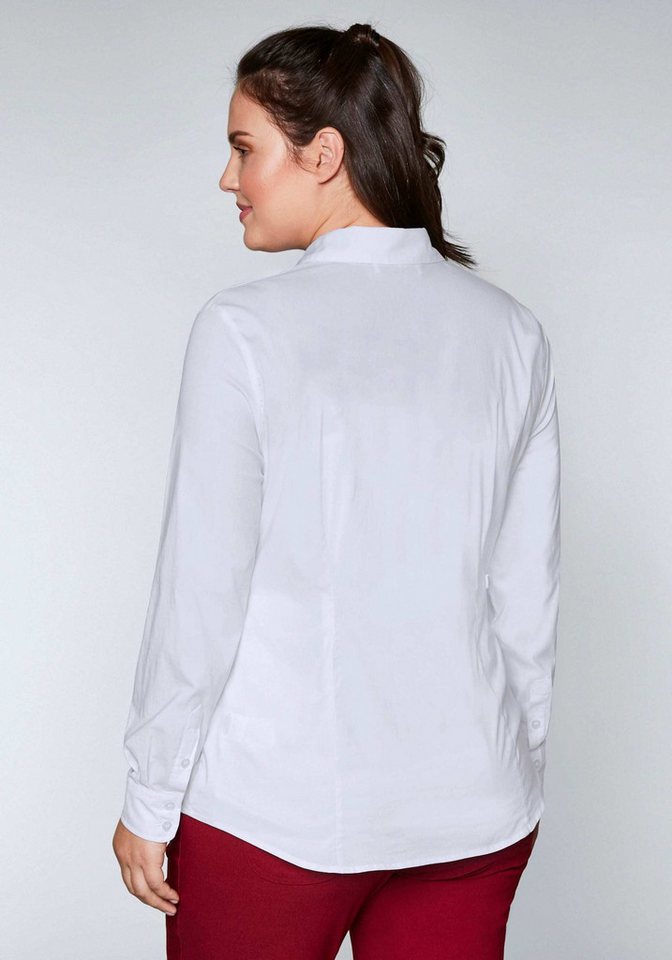 Sheego Klassische Bluse Hemdbluse Langarm – Bild 2 von 5