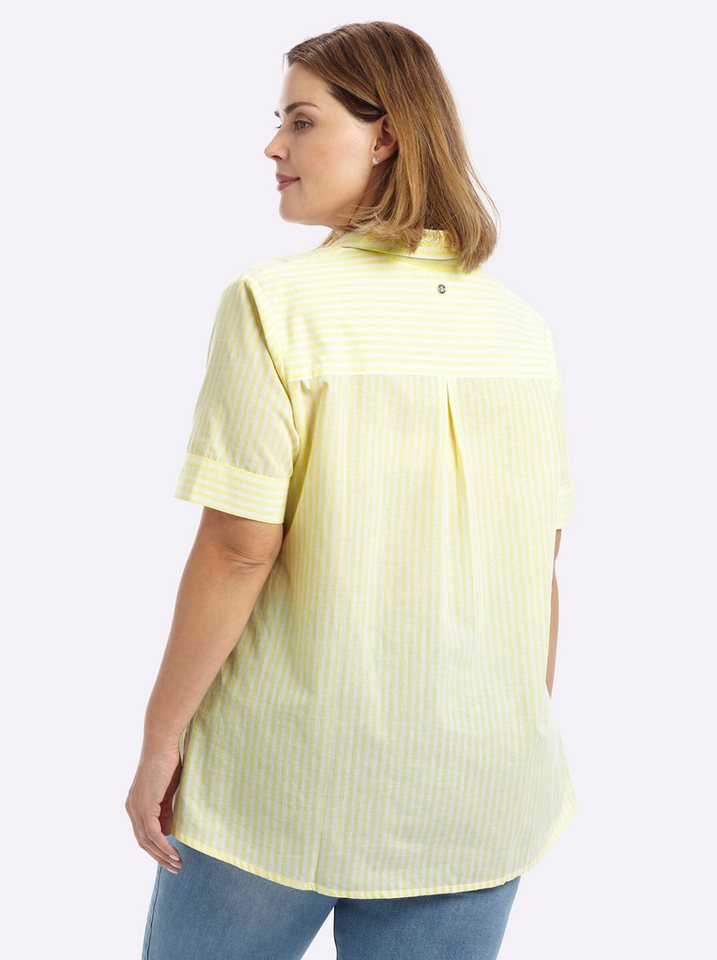 Sheego Klassische Bluse Kurzarm-Bluse Kurzarm – Bild 2 von 5