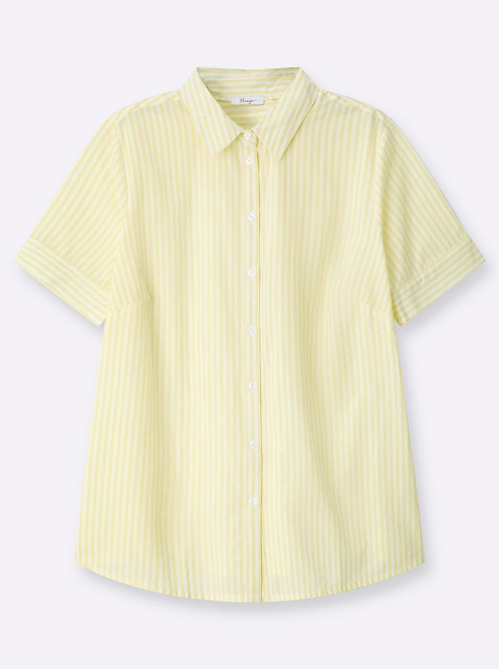 Sheego Klassische Bluse Kurzarm-Bluse Kurzarm – Bild 3 von 5