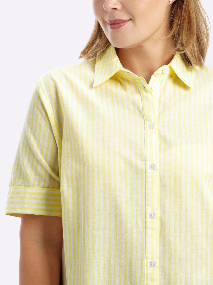 Sheego Klassische Bluse Kurzarm-Bluse Kurzarm – Bild 5 von 5