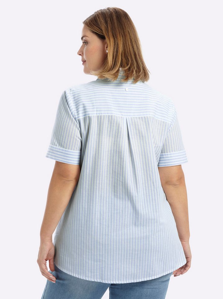 Sheego Klassische Bluse Kurzarm-Bluse Kurzarm – Bild 2 von 5