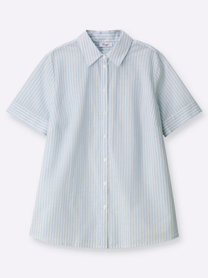 Sheego Klassische Bluse Kurzarm-Bluse Kurzarm – Bild 3 von 5