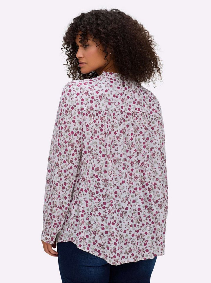 Sheego Klassische Bluse Bluse Langarm – Bild 2 von 5