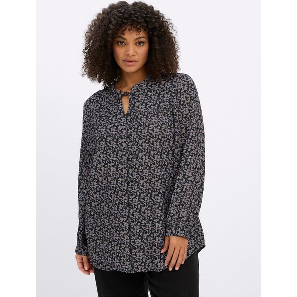 Sheego Klassische Bluse Langarm-Bluse Langarm