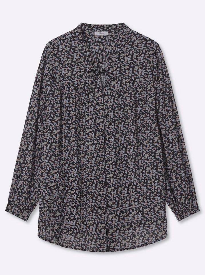 Sheego Klassische Bluse Langarm-Bluse Langarm – Bild 3 von 5