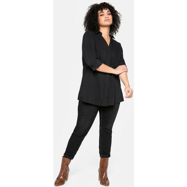 Sheego Klassische Bluse Langarmbluse Langarm
