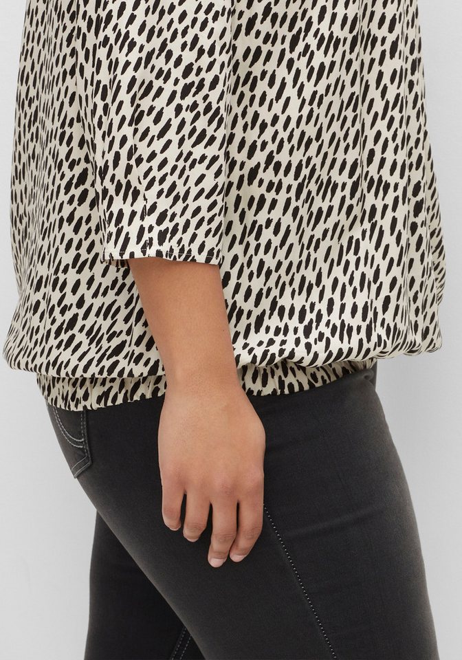 Sheego Klassische Bluse Tunika 3/4-Arm – Bild 5 von 5