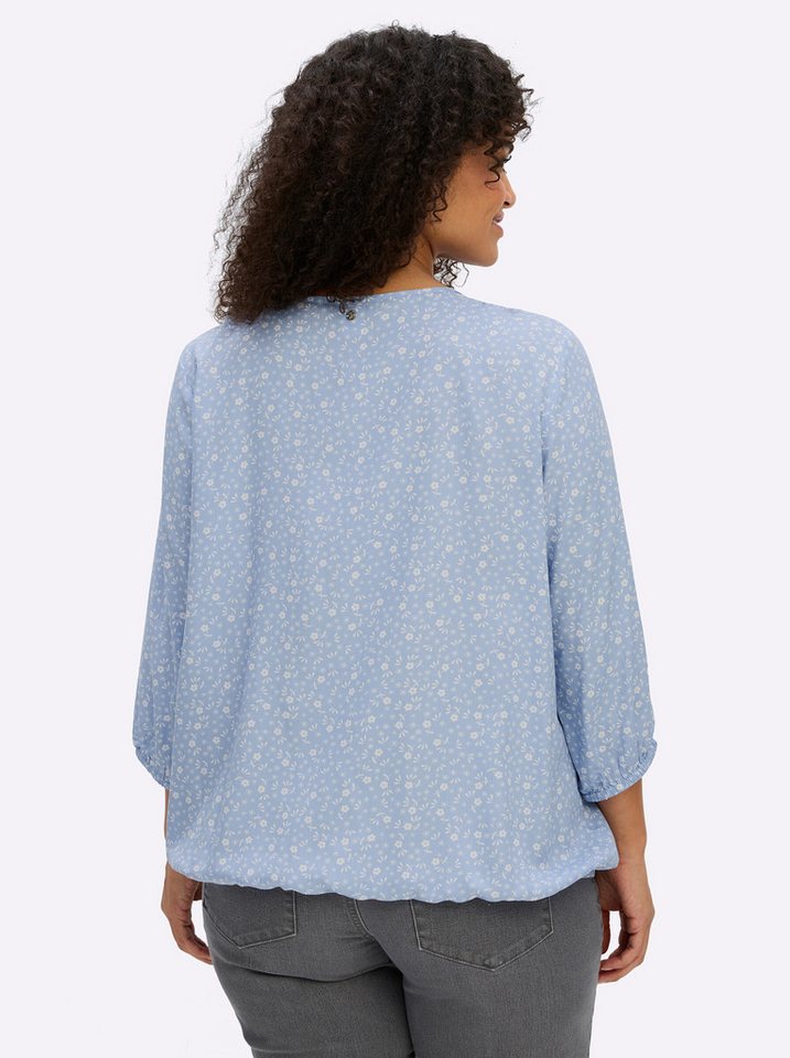 Sheego Klassische Bluse Tunika 3/4-Arm – Bild 2 von 5