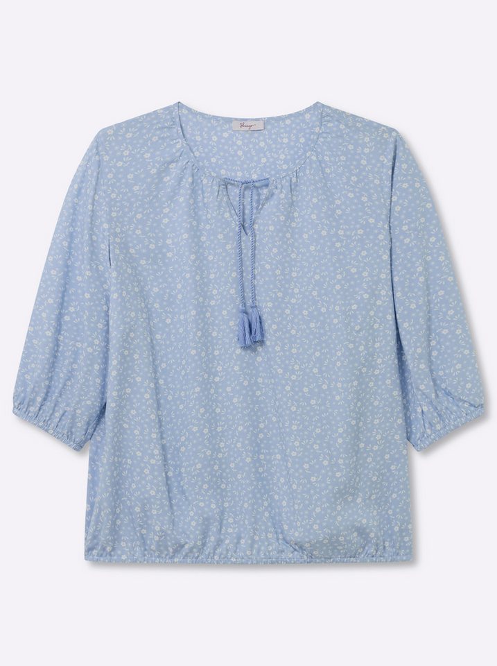 Sheego Klassische Bluse Tunika 3/4-Arm – Bild 3 von 5