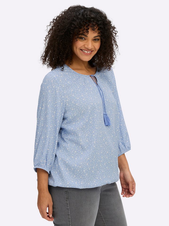 Sheego Klassische Bluse Tunika 3/4-Arm – Bild 5 von 5