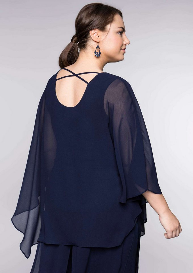 Sheego Klassische Bluse Tunika 3/4-Arm – Bild 2 von 5