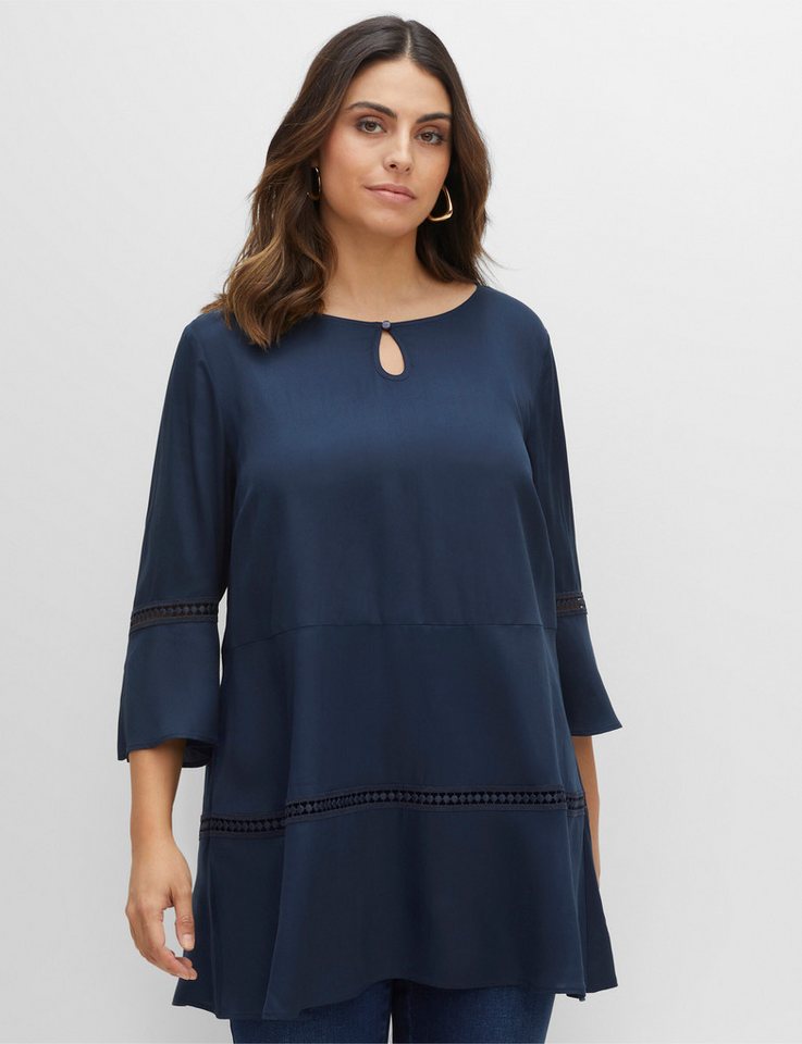 Sheego Klassische Bluse Tunika 3/4-Arm – Bild 4 von 5