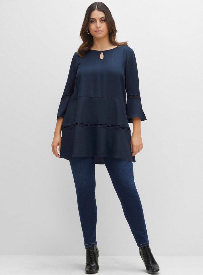 Sheego Klassische Bluse Tunika 3/4-Arm – Bild 5 von 5