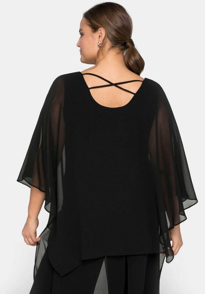 Sheego Klassische Bluse Tunika 3/4-Arm – Bild 2 von 5