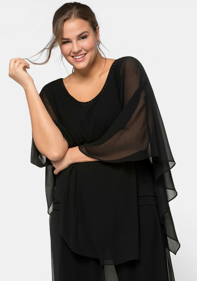Sheego Klassische Bluse Tunika 3/4-Arm – Bild 4 von 5