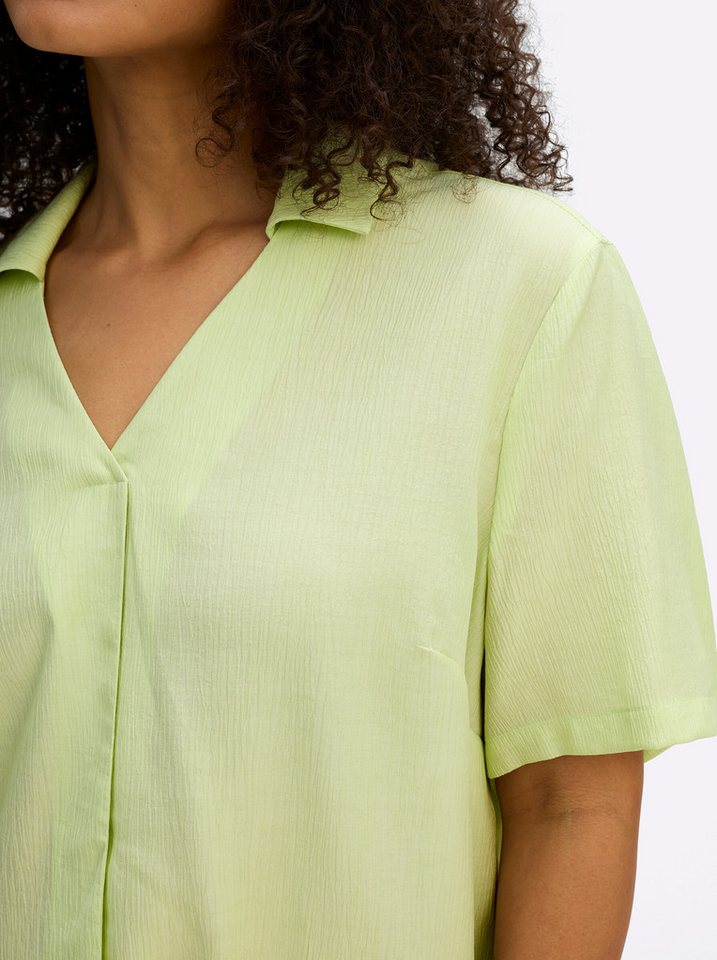Sheego Klassische Bluse Tunika Kurzarm – Bild 5 von 5