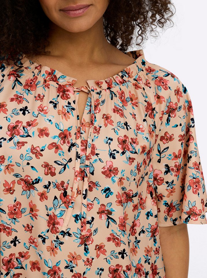 Sheego Klassische Bluse Tunika Kurzarm – Bild 5 von 5