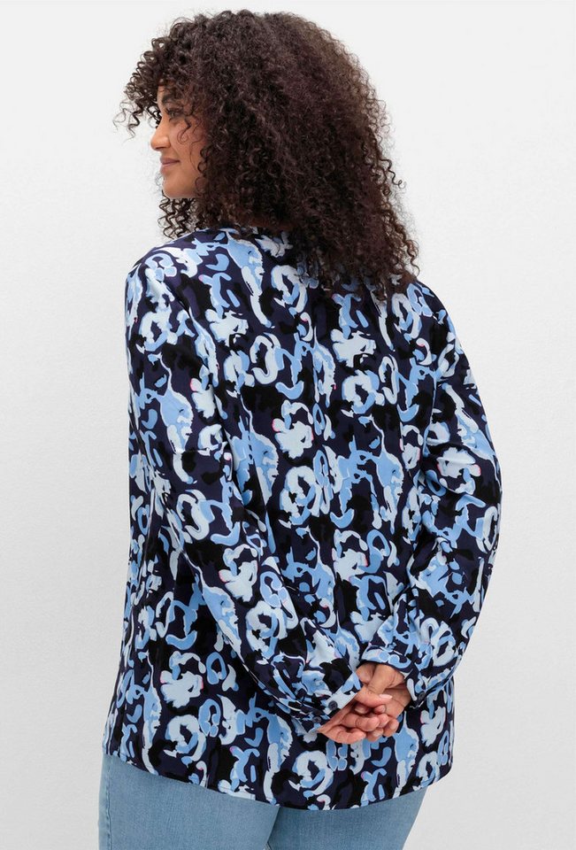 Sheego Klassische Bluse Tunika Langarm – Bild 2 von 5